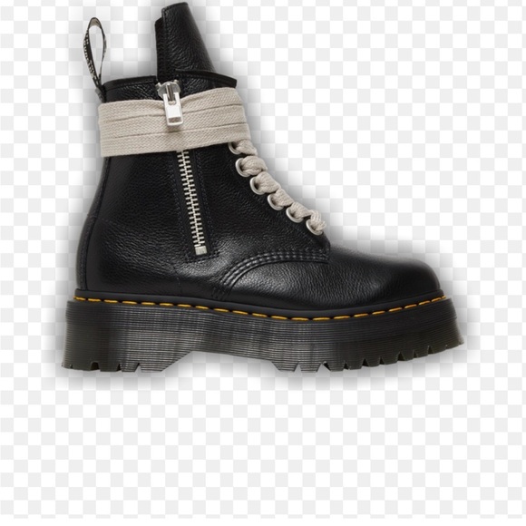 Dr. Martens Shoes - 2022 Dr. Martens x Rick Owens Strobe 1460 Quad Sole Jumbo Lace Boot